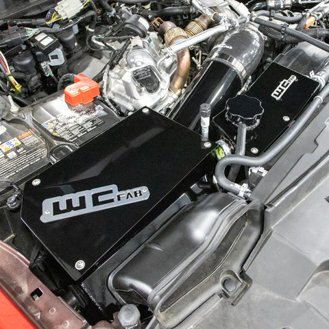 Wehrli 20-25 6.7L Power Stroke 4in. Intake - WCFab Red - WCF100282-RED