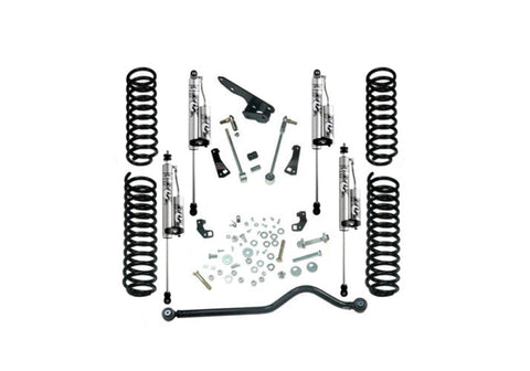 Superlift 07-18 Jeep Wrangler JK Unlimited 4in Standard Lift Kit w/ Fox 2.0 RESI Shocks - K941FX