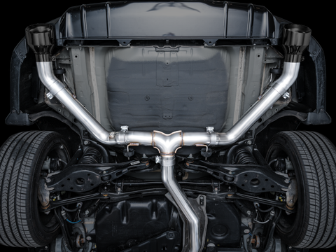 AWE Tuning 22+ Honda Civic Si/Acura Integra Track Edition Cat-Back Exhaust - Dual Diamond Black Tips - 3020-33331