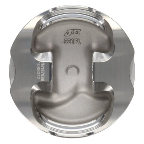JE Pistons 350 SBC STD FLAT TOP Set of 8 Pistons - 187698