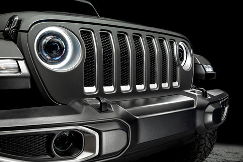 Oracle Jeep JL/Gladiator JT Oculus Bi-LED Projector Headlights - Amber/White Switchback - 5839-023