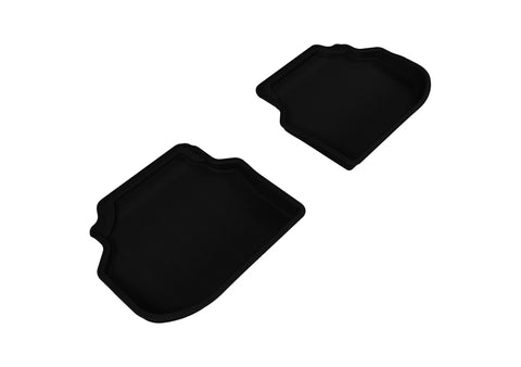 3D MAXpider 2011-2014 BMW 5 Series F10 Kagu 2nd Row Floormats - Black - L1BM05421509
