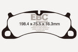 EBC 12-15 Porsche 911 (991) (Cast Iron Rotor only) 3.8 Carrera S Redstuff Front Brake Pads - DP32144C