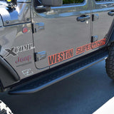Westin 18-24 Jeep Wrangler (JL) Unlimited 4DR Outlaw Running Board - Textured Black - 28-34065