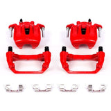 Power Stop 03-07 Nissan Murano Front Red Calipers w/Brackets - Pair - S2880