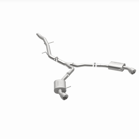 MagnaFlow 18-19 Audi A5 Dual Exit Polished Stainless CatBack Exhaust - 3in Main Piping Diameter - 19390