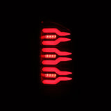 AlphaRex 07-08 Dodge Ram1500/07-09 Dodge Ram 2500+3500 Luxx-Series LED Tail Lights(Pair) Black/Red - 641060
