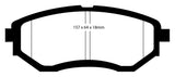 EBC 15-21 Subaru WRX 2.5L (Excl 2022 Models) Bluestuff Front Brake Pads - DP51583NDX