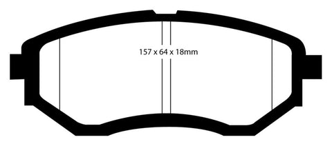 EBC 15-21 Subaru WRX 2.5L (Excl 2022 Models) Bluestuff Front Brake Pads - DP51583NDX