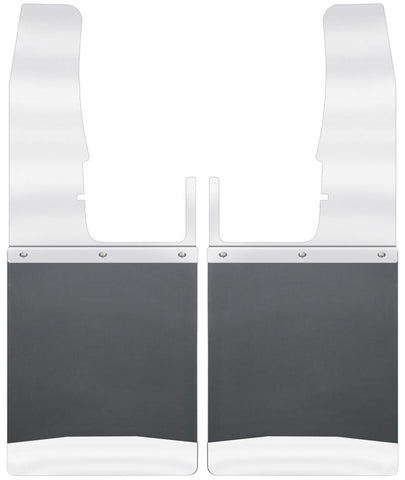 Husky Liners 09-16 Dodge Ram 1500/2500/3500 12in W SS Top Kick Back Front Mud Flaps - 17098