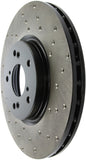 StopTech 04-08 Acura TL/TL-S Brembo Drilled Left Front Rotor - 128.40062L