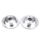 Power Stop 07-19 Cadillac Escalade Rear Evolution Drilled & Slotted Rotors - Pair - AR8658XPR