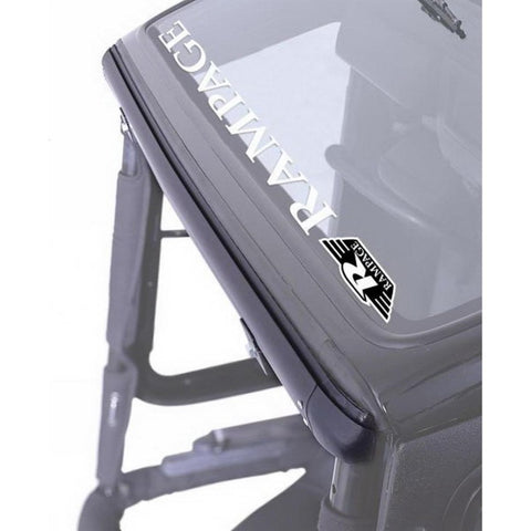 Rampage 1976-1983 Jeep CJ5 Windshield Channel - Black - 901001