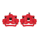 Power Stop 10-18 Lexus GX460 Rear Red Calipers w/Brackets - Pair - S2736