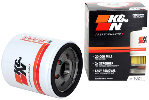 K&N Premium Wrench-Off Oil Filter - HP-1021