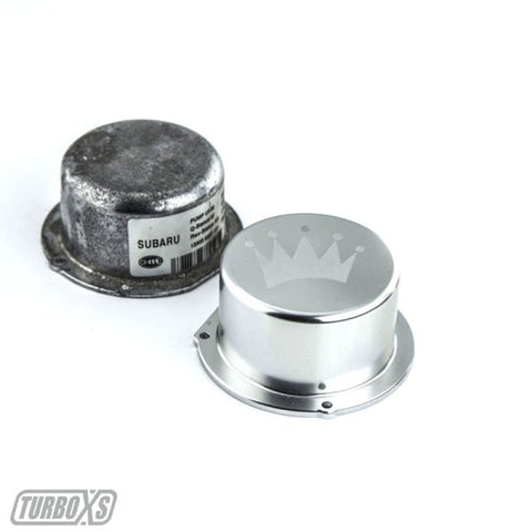 Turbo XS 15-16 Subaru WRX Billet Aluminum Vacuum Pump Cover - Silver - W15-VPC-SIL