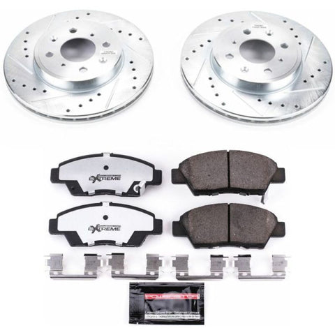 Power Stop 15-19 Honda Fit Front Z26 Street Warrior Brake Kit - K7032-26