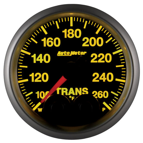 Autometer Elite 52mm 100-260 Degrees F Trans Temperature Peak and Warn Gauge w/ Electronic Control - 5658