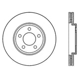 StopTech 03-09 Lincoln Town Car / 03-09 Mercury Grand Marquis Front Left Slotted & Drilled Rotor - 127.61072L