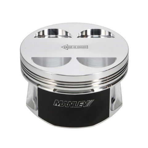 Manley 04+ Subaru WRX STi (EJ257) 75mm DE-STROKED 100mm +.5mm Bore 9.8:1 Dish Piston Set w/ Rings - 621105C-4