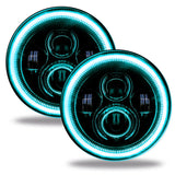 Oracle Jeep Wrangler JL/Gladiator JT 7in. High Powered LED Headlights (Pair) - Dynamic - 5769J-332