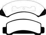 EBC 87-88 Ford Aerostar 2.3 Greenstuff Front Brake Pads - DP61272