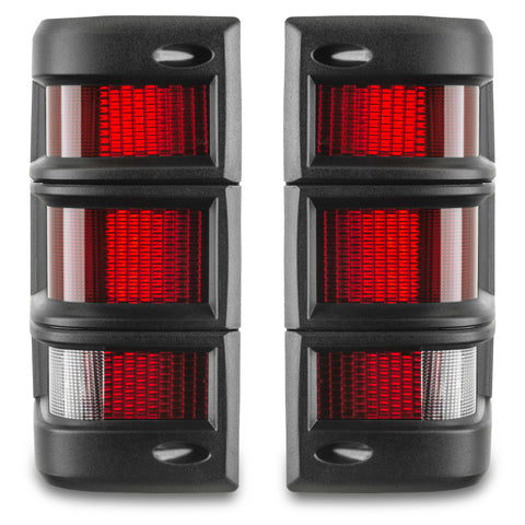 ORACLE Lighting Jeep Comanche MJ LED Tail Lights - Standard Red Lens - 5909-003