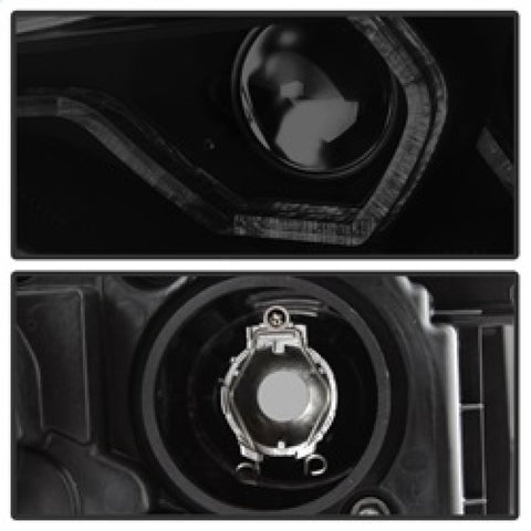 Spyder 12-14 BMW F30 3 Series 4DR Projector Headlights - LED DRL - Blk Smoke PRO-YD-BMWF3012-DRL-BSM - 5085047