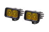Diode Dynamics Stage Series 2 In LED Pod Sport - Yellow Driving Standard ABL (Pair) - DD6383P