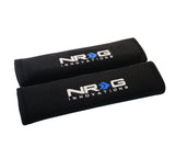 NRG Seat Belt Pads 2.7in. W x 11in. L (Black) Short - 2pc - SBP-27BK