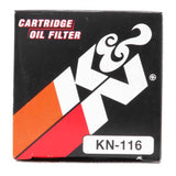 K&N Honda/Husqvarna 1.625in OD x .438in ID x 1.406in H Oil Filter - KN-116
