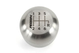 PERRIN 17-18 Honda Civic Brushed Stainless Steel Large Shift Knob - 6 Speed - PHP-INR-120SS