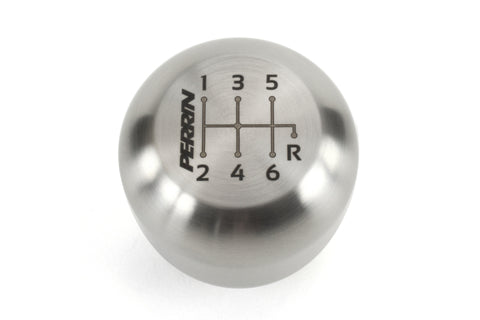 PERRIN 17-18 Honda Civic Brushed Stainless Steel Large Shift Knob - 6 Speed - PHP-INR-120SS