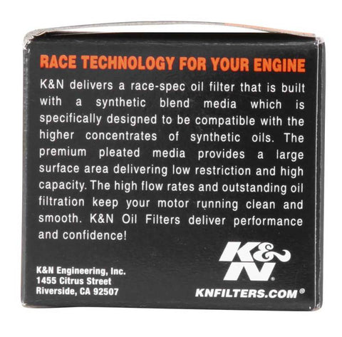 K&N Suzuki / Kawasaki / Arctic 1.75in OD x 1.719in H Oil Filter - KN-139