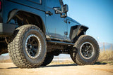 DV8 Offroad 07-18 Jeep Wrangler JK 2 Door Body/Pinch Weld Mounted Side Steps - SRJK-09