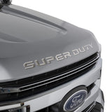 Putco 17-20 Ford SUPERDUTY Letters (Stamped/Stainless Steel) Hood/Front - 55553FD