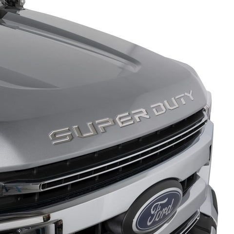 Putco 17-20 Ford SUPERDUTY Letters (Stamped/Stainless Steel) Hood/Front - 55553FD