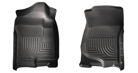 Husky Liners 07-14 Cadillac Escalade ESV/EXT Weatherbeater Black Front Floor Liners - 18201