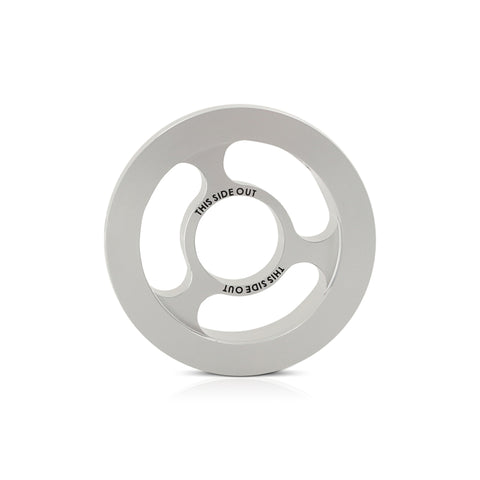 Mishimoto Oil Filter Spacer 32mm 3/4 - 16 Thread - Silver - MMOC-SPC32-34SL