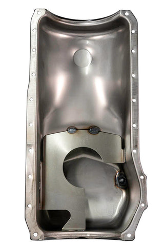 Moroso Ford 351C/351M Stock (w/Front Sump) Wet Sump 6qt 8.25in Steel Oil Pan - 20557