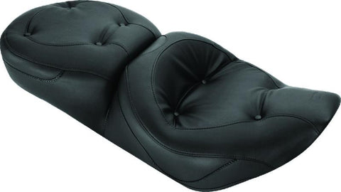 Mustang 97-07 Harley Road King, 06-07 Road Glide, 00-05 Eagle Touring 1PC Seat Regal - Black - 75465