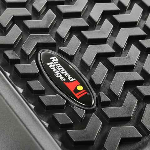 Rugged Ridge Floor Liner Rear Black 2002-2018 Dodge Ram 1500 Quad Cab - 82953.10
