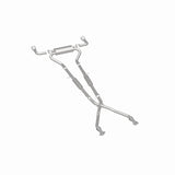 MagnaFlow 14 Infiniti Q50 V6 3.7L Cat-Back Polished Stainless Tips Dual Split Rear Exit Exhaust - 15310