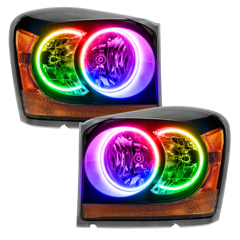 Oracle 04-06 Dodge Durango SMD HL - Black - ColorSHIFT w/o Controller - 7107-334