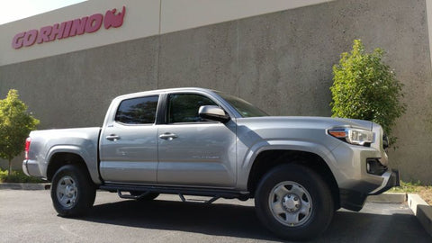 Go Rhino 05-20 Toyota Tacoma Dominator Classic D2 SideSteps - Cab Length - Tex Blk - D24429T