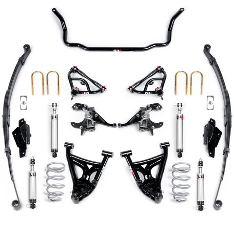 QA1 82-03 Chevy S10 2WD Handling Kit (2-4in/5in Drop) - Level 2 - HK02-GMS1