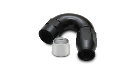 Vibrant -6AN 150 Degree Hose End Fitting for PTFE Lined Hose - 28506