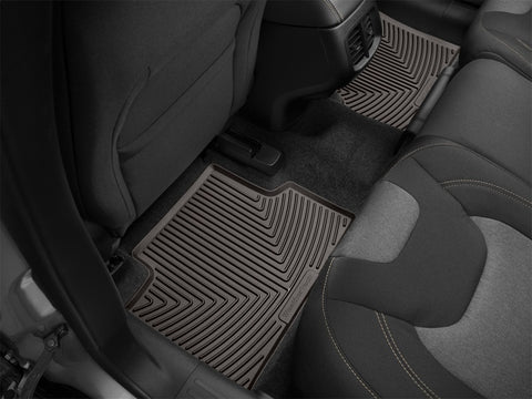 WeatherTech 2014+ Jeep Cherokee Rear Rubber Mats - Cocoa - W317CO