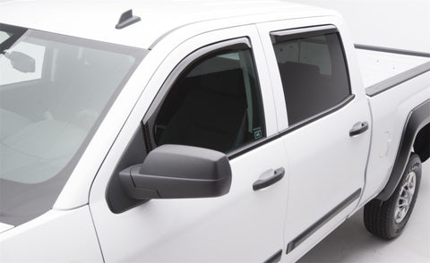 EGR 14+ Chev Silverado/GMC Sierra Crw Cab In-Channel Window Visors - Set of 4 (571771) - 571771