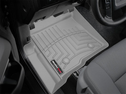 WeatherTech 09-14 Ford F-150 Front FloorLiner - Grey (Fits Vehicles w/ Dual Floor Posts) - 466111
